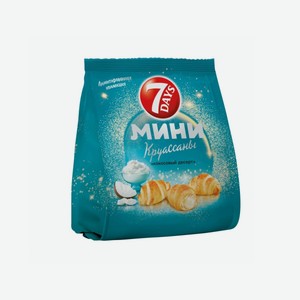Круассан-мини 7 Дней Кокосовый Десерт 265г