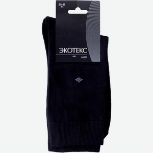 Носки мужские Экотекс демисезонные черные размер 25