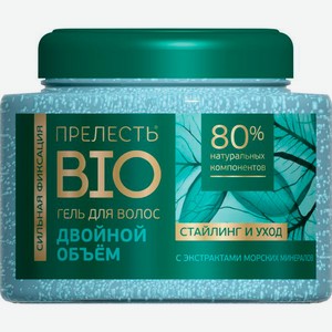 Гель для укладки волос Прелесть Био Двойной объем сильная фиксация 250мл