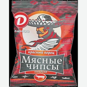 Чипсы Мясные Дымов Из Говядины С Красным Перцем С/в 25г
