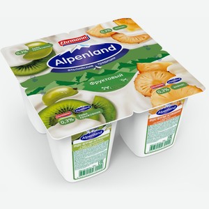 Продукт Йогуртный Альпенленд Киви-крыжовник/ананас 0.3% 95г