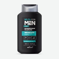 Гель для душа Парфюмированный  Морской бриз  Belita For Men