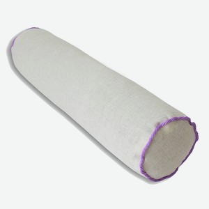 SMART TEXTILE Подушка - Валик  Релакс-арома  с лузгой гречихи и лавандой, 40х10 см, 1 шт