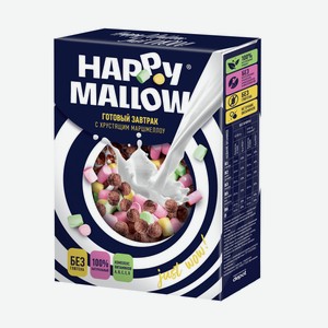 Готовый завтрак HAPPY MALLOW с хрустящим маршмеллоу, 240г