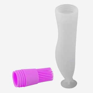 Кисточка с ручкой-контейнером. Объем 40мл. Размер 3,2х17,5см