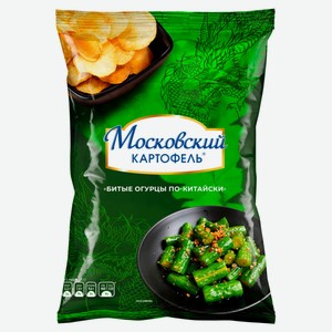 Чипсы картофельные «Московский Картофель» Битые огурцы по-китайски, 110 г