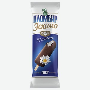 Мороженое Белая Долина пломбир ГОСТ Эскимо на сливках, 60 г