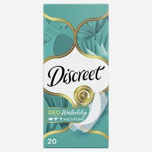 Прокладки ежедневные Discreet Deo Waterlily multiform 20шт., 20 шт