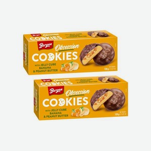 Печенье Bergen Obsession Бананово-арахисовое