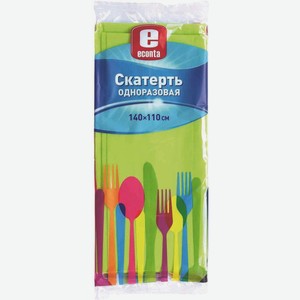 Скатерть одноразовая Econta 140x110см