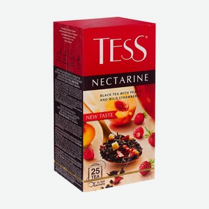 Чай чёрный  Нектарин , Tess, 25 пакетиков