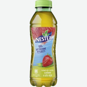 Чай зеленый Nestea Клубника и алоэ вера 500мл