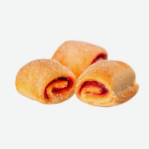 Печенье слоеное «Печенюш» Рулетики вишневые, вес цена за 100 г