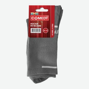 Мужские носки р.25-27 дизайн 5 серые Comedy Club
