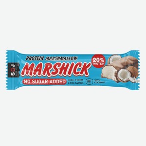 Батончик Soj Marshmallow с кокосом б/сах, 30г