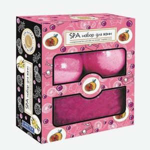 Соль шипучая д/ванн Spa by Lara ПИОН+ГРЕЙПФРУТ (Бомбочка шип