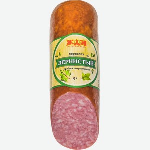 Колбаса полукопченая Желен Сервелат Зернистый категории Г, 350 г