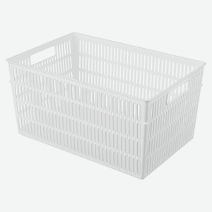 Корзина Econova универсальная белая, 6 л