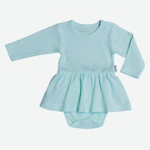 Боди-платье для новорожденных «Амелли» бирюзовое, размер 62 см