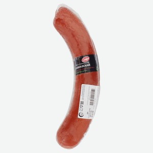 Колбаса полукопченая «Сафа» Кавказская с говядиной и индейкой халяль, 400 г