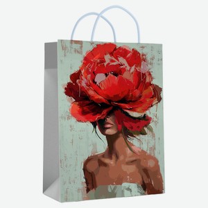 Пакет подарочный Centrum Девушка-цветок, 33х45х12 см
