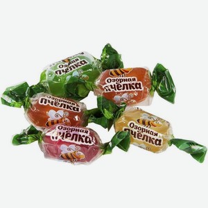 Конфеты Озорная Пчелка желейные, 100 г