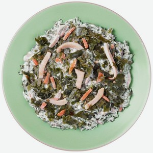 Салат из морской капусты с кальмаром в майонезе Fish House 250г, 250 г