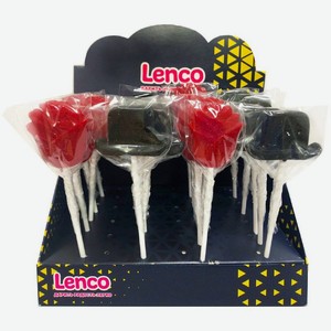 Карамель Lenco Джентельмен и Леди леденцовая 15г в ассортименте 1шт., 1 шт