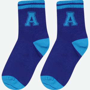 Носки детские INWIN р. 14–22 высокие, с дизайном буквы, Арт. 1631, 3пары