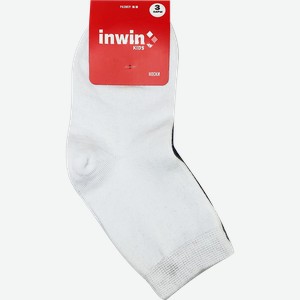 Носки детские INWIN высокая посадка, Арт. BKSU-03-BW/ДНБЧС, 3пары