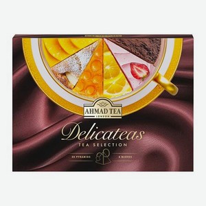 Чай Delicateas ассорти 6 вкусов Ahmad Tea 30 пир