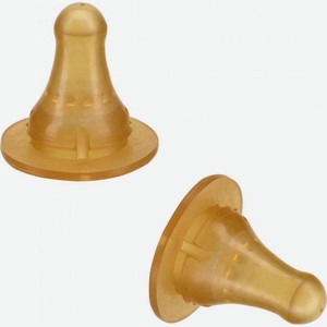 Соска латексная Мир Детства Курносики 0+ 2шт