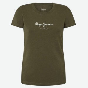 Футболка д/женщин PEPE JEANS PL505202, зеленый, р.s