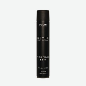 Лак для волос сильной фиксации Ollin Professional Style Hair Spray Strong 500мл
