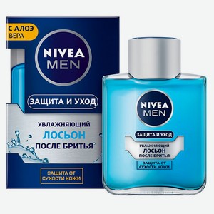 Лосьон после бритья увлажняющий NIVEA MEN Защита и уход с алоэ вера Германия, 100 мл