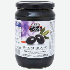 Маслины Delphi без косточки в рассоле 700г, 700 г