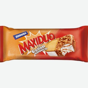 Мороженое Maxiduo Соленая Карамель 6% БЗМЖ 94г, 94 г