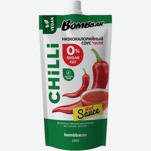 Соус Bombbar Чили без сахара, 240г, 240 г