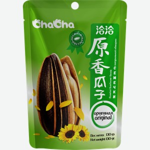 Семечки CHACHA натуральной обжарки без вкусовых добавок, 130г