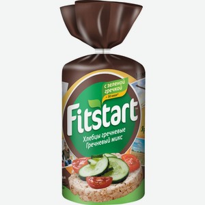 Хлебцы Fitstart Гречневый микс с зеленой гречкой, 90 г