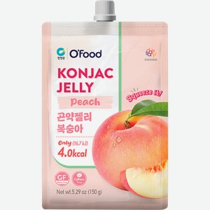 Желе из конняку DAESANG со вкусом персика, 150г