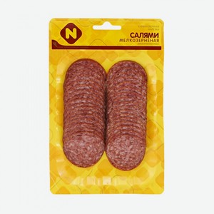 Нарезка с/к Салями Мелкозерненая Останкино в/у 120г