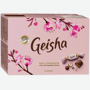 Конфеты из молочного шоколада с ореховой начинкой из фундука  Geisha  150г