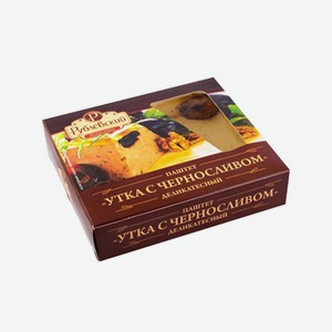 Паштет мясной Рублевский Деликатесный утка с черносливом 200