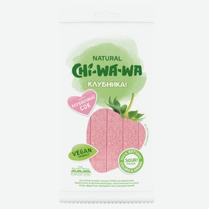 Мармелад CHI-WA-WA NATURAL клубника кислый, 130г