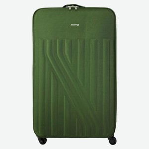 Чемодан мягкий Airport зеленый 4 колеса, р L