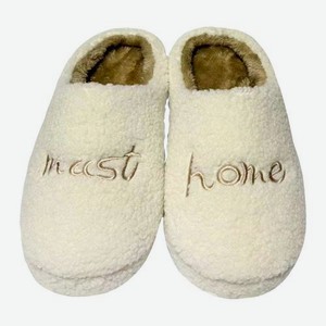 Женские тапочки белые CC02 р.36-37 закрытые Ломинар в ассортименте