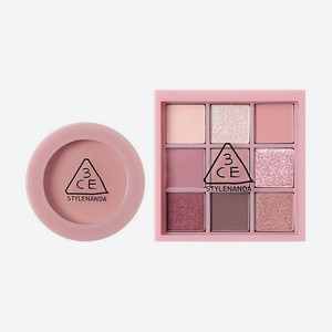 3CE Набор: Румяна Face Blush + Тени для век Multi Eye Color Palette, CITY MAUVE + AUTO FOCUS