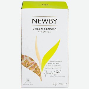 Чай зеленый Newby Сенча 25х2г, 25 шт