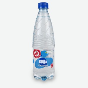 Вода минеральная АШАН Красная птица газированная, 500 мл